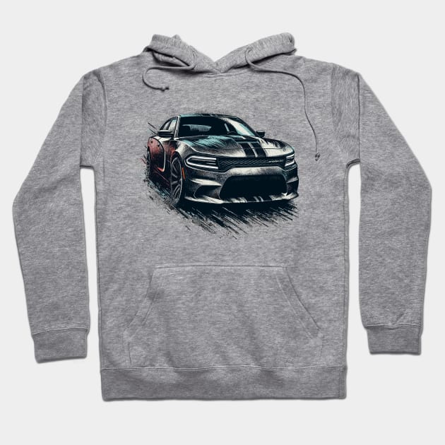 Dodge Charger Hoodie by Vehicles-Art